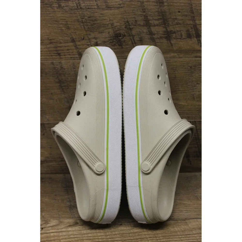 Crocs Off Court Clog Men's 11‎ Off White Slip On Sandal Casual Comfort Shoes